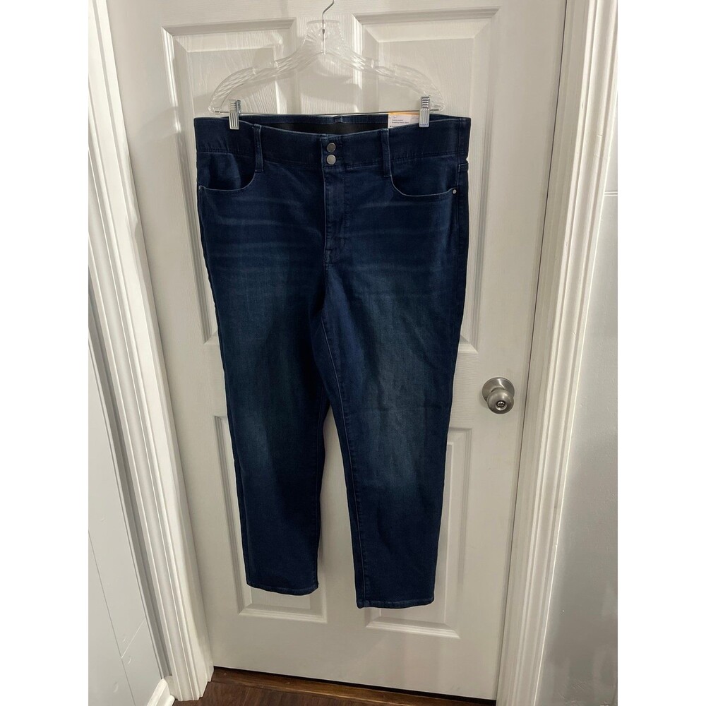 Nine West High Rise Straight Stretch Jeans Size 18W New With Tags